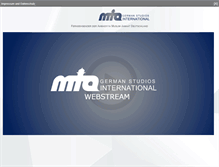 Tablet Screenshot of mta-tv.de